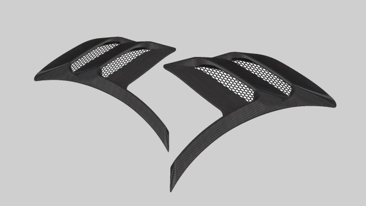 Moshammer 992 RS Fender Louvers Finish Unpainted