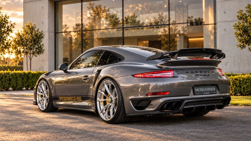 Moshammer 991 Turbo Rear Wing Spoiler - Elevate Your Porsche