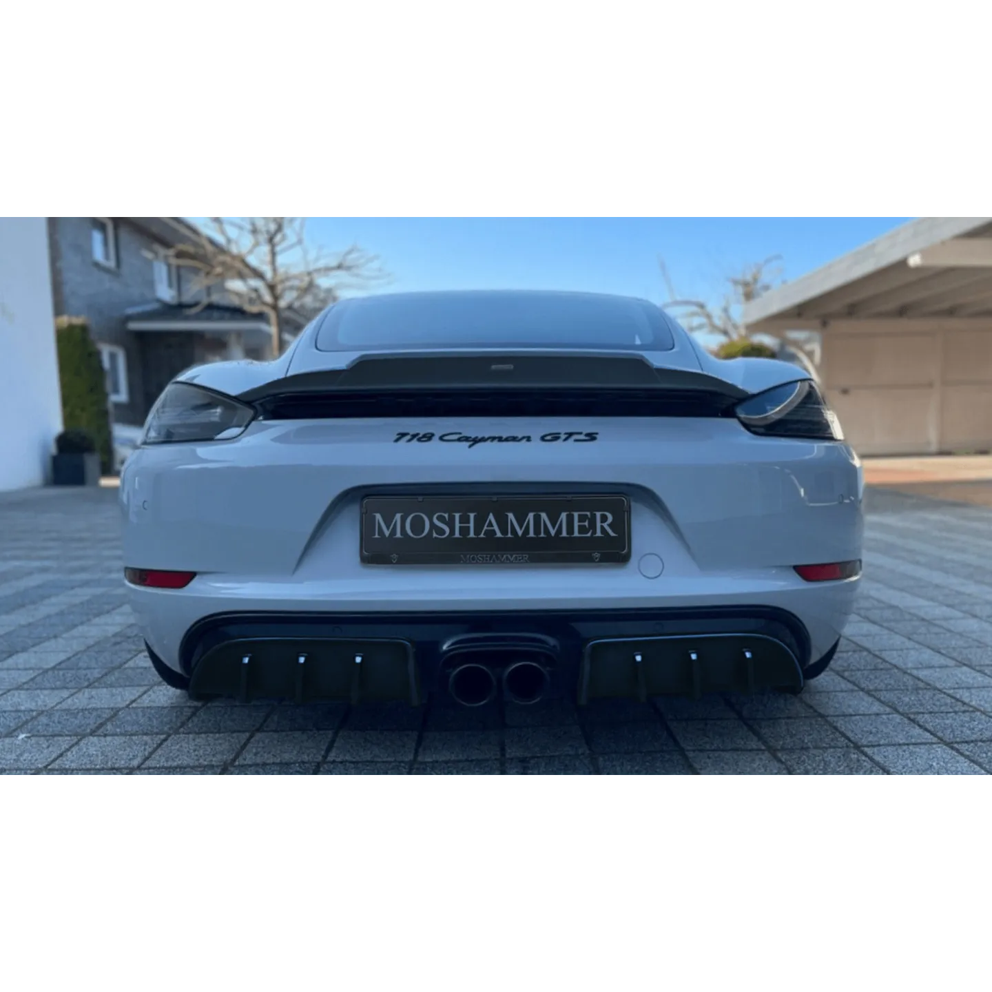 Moshammer Porsche 718 gts rear diffuser-ducktail