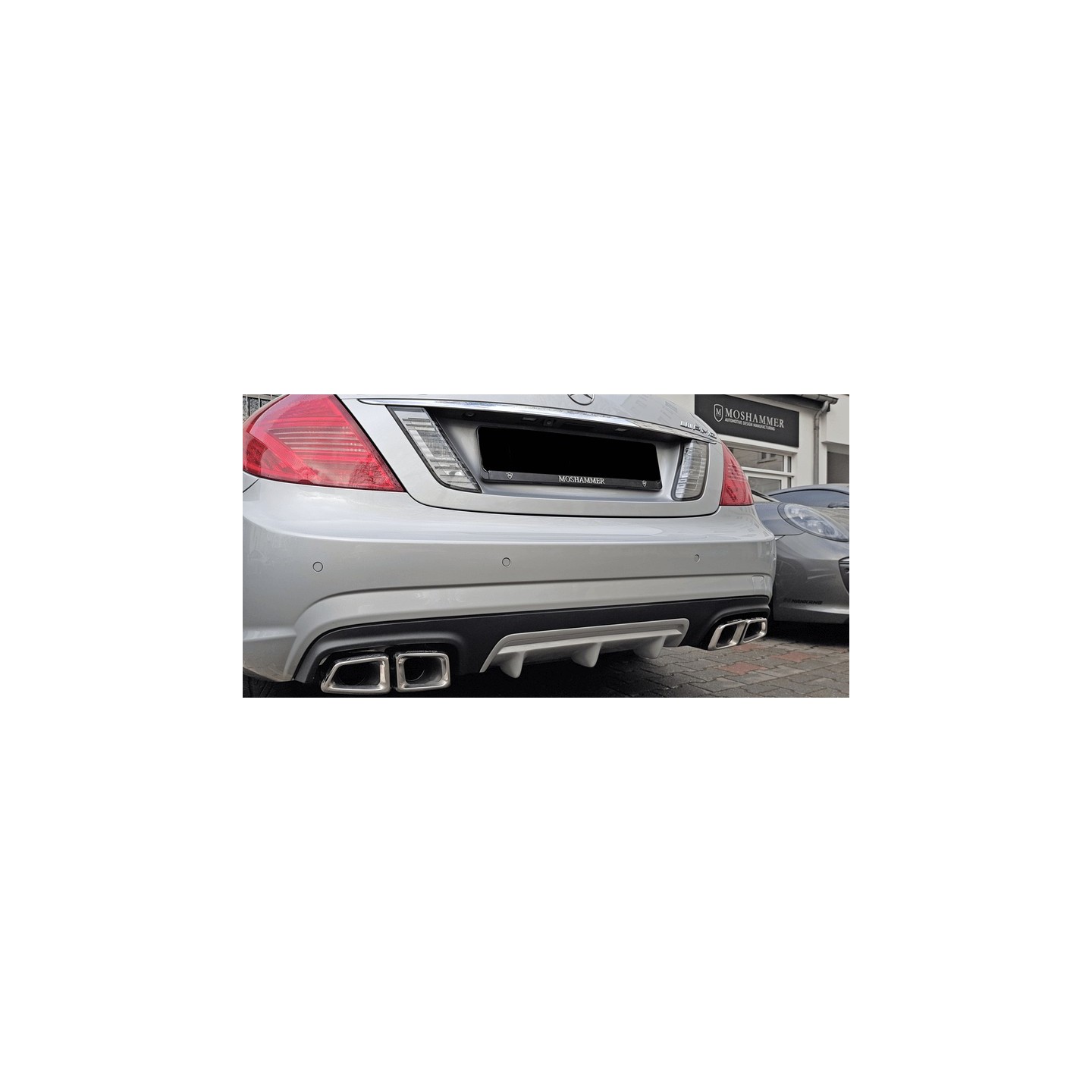 w221  AMGスポーツパッケージ ディフューザー Moshammer S-Class W221 Rear Diffuser insert
