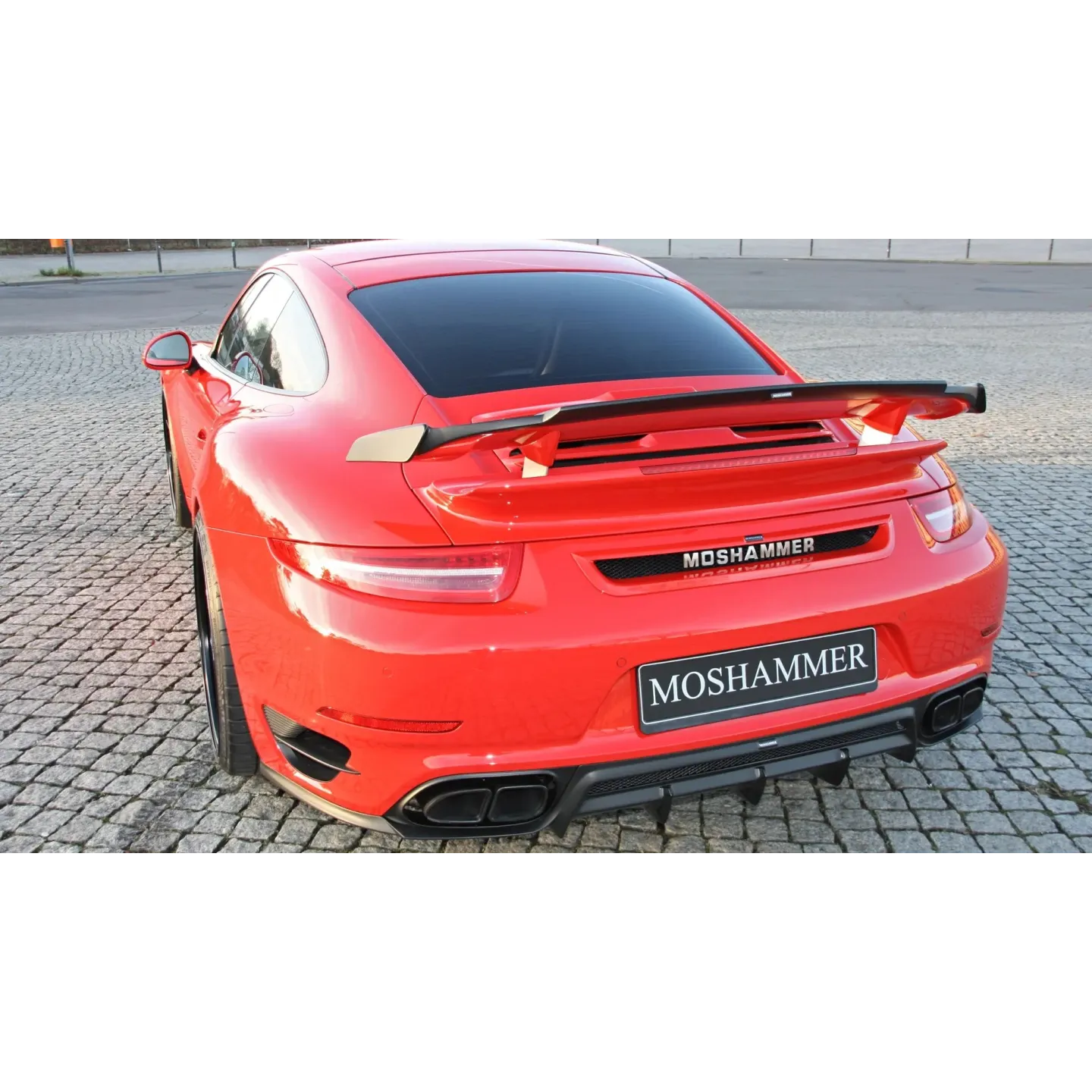 moshammer 991.1 Turbo rear diffuser - top view