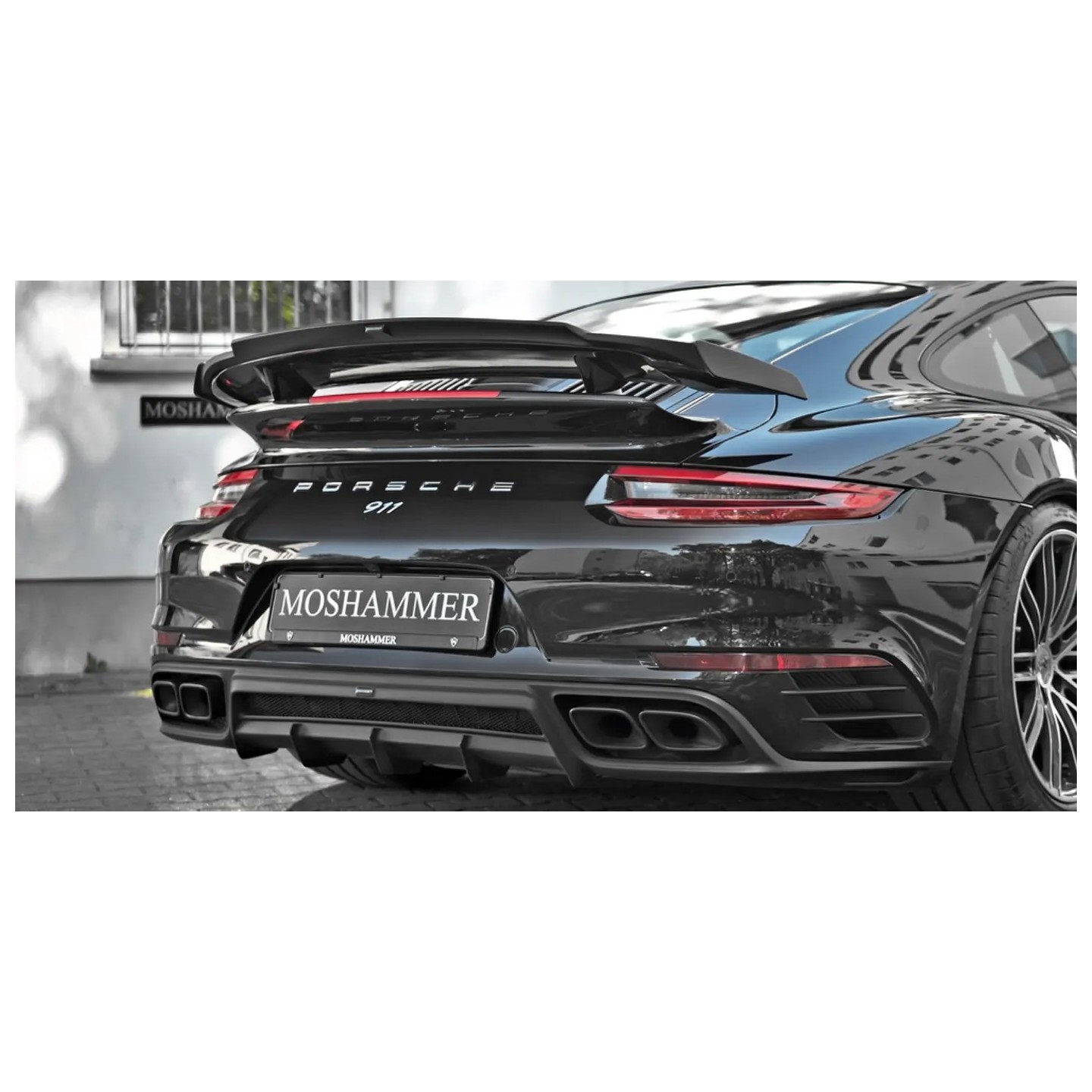 メルサキページ Moshammer 991 Turbo Rear Wing Spoiler - Elevate Your Porsche