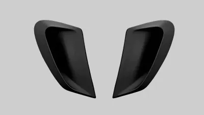 Moshammer 992 turbo Ram Air Scoops
