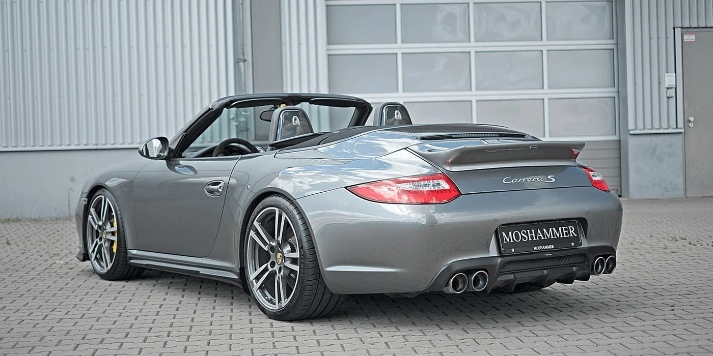 Porsche-997-Carrera-S-Cabrio-Ducktail-Diffuser-Xpipe-Lowering-TraditionRS-Bodykit-MOSHAMMER-1400-3-4