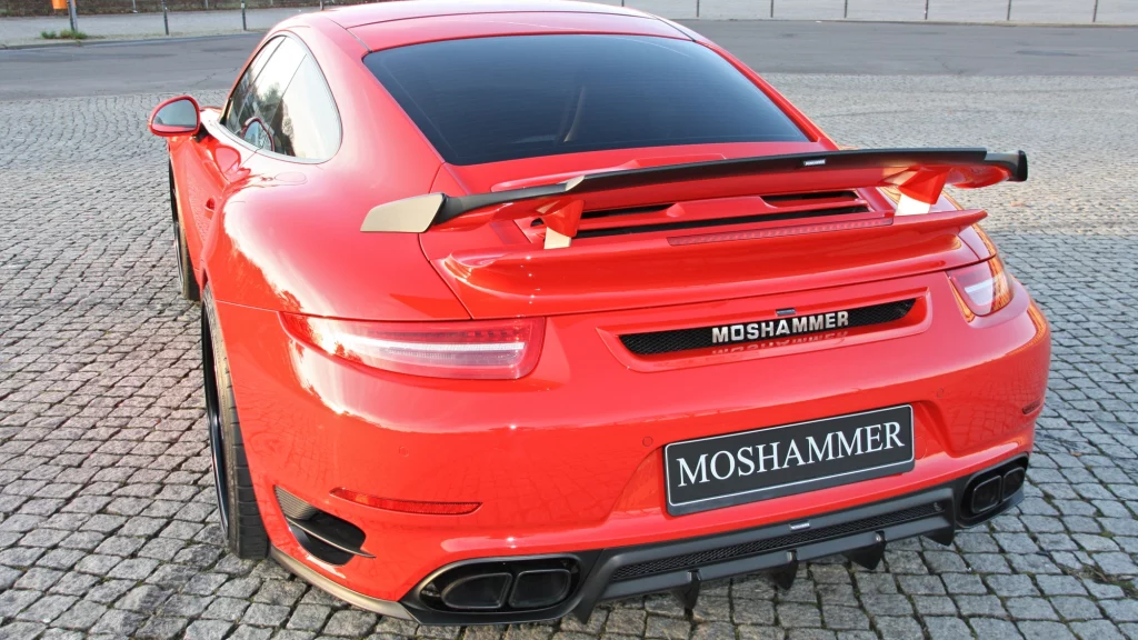 moshammer 991.1 Turbo rear diffuser - top view