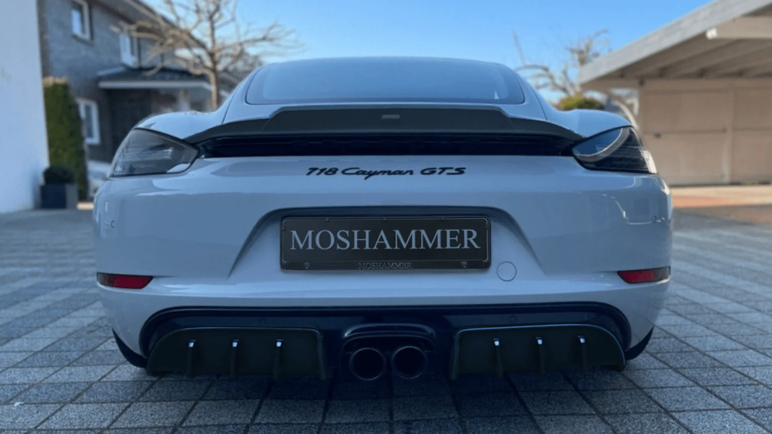 Moshammer Porsche 718 gts rear diffuser-ducktail