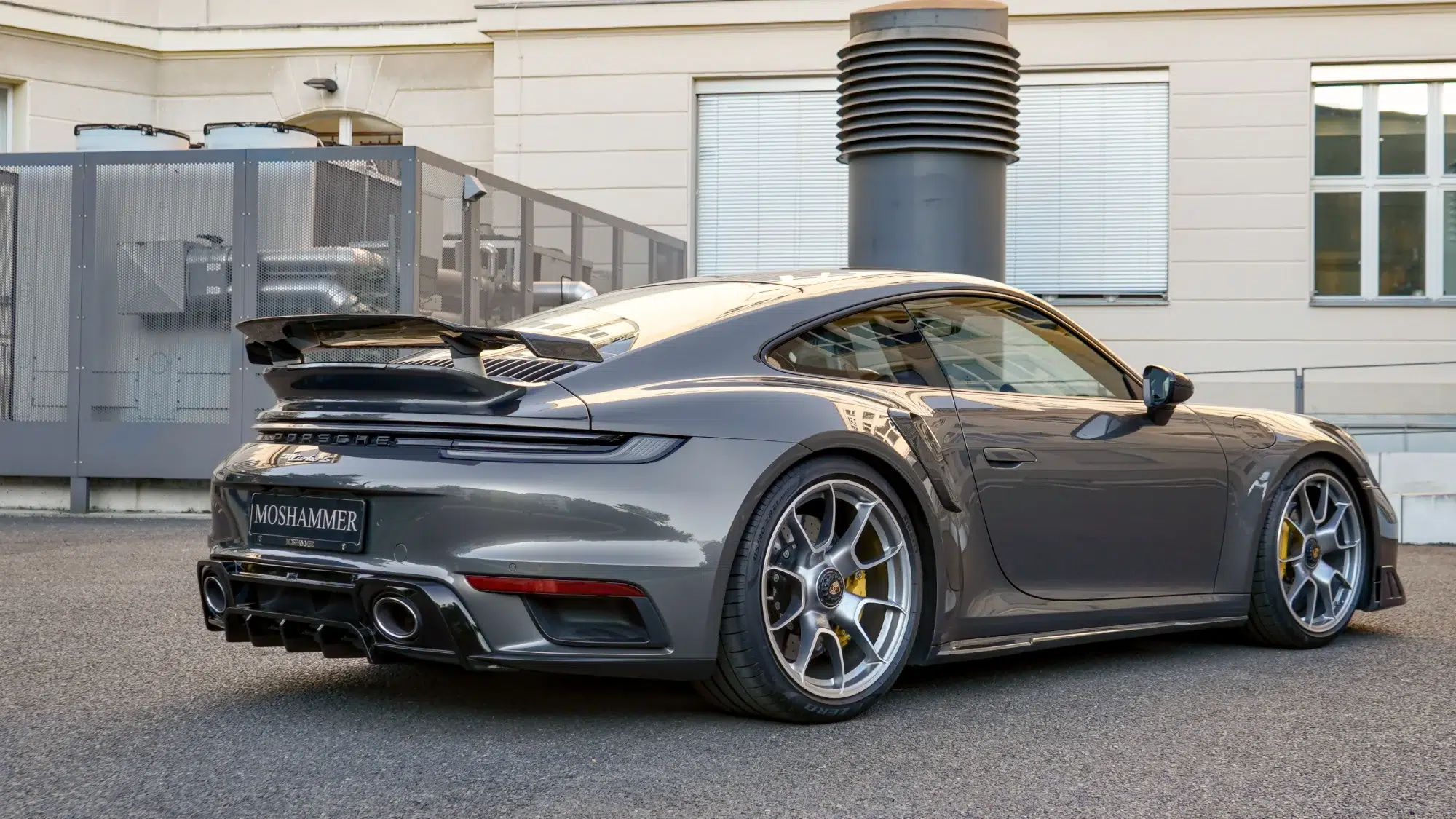 porsche 992 turbo s rear spoiler