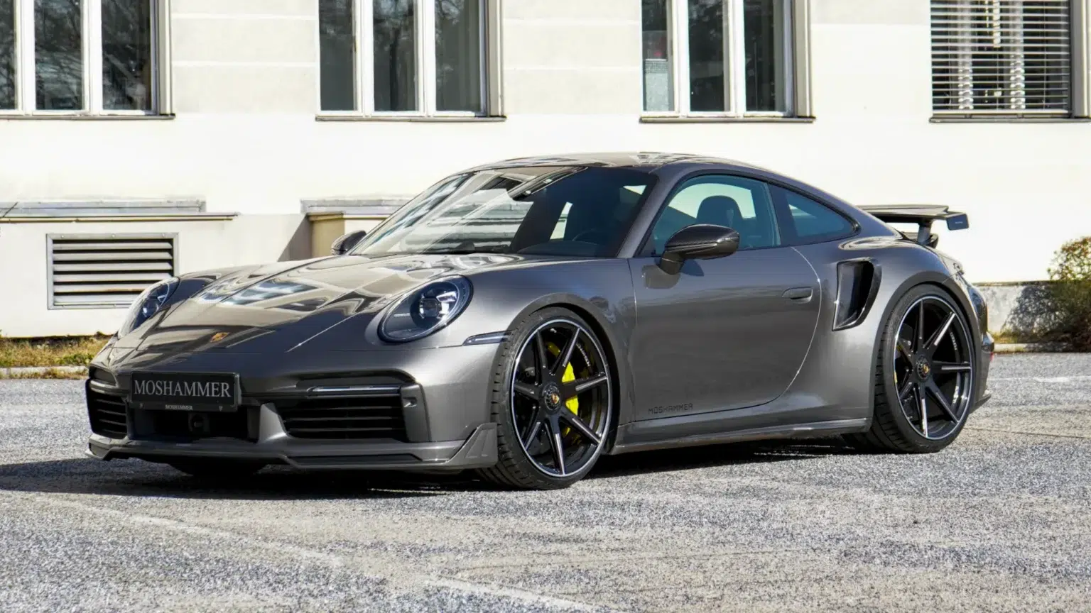 moshammer porsche 992 turbo s front spoiler