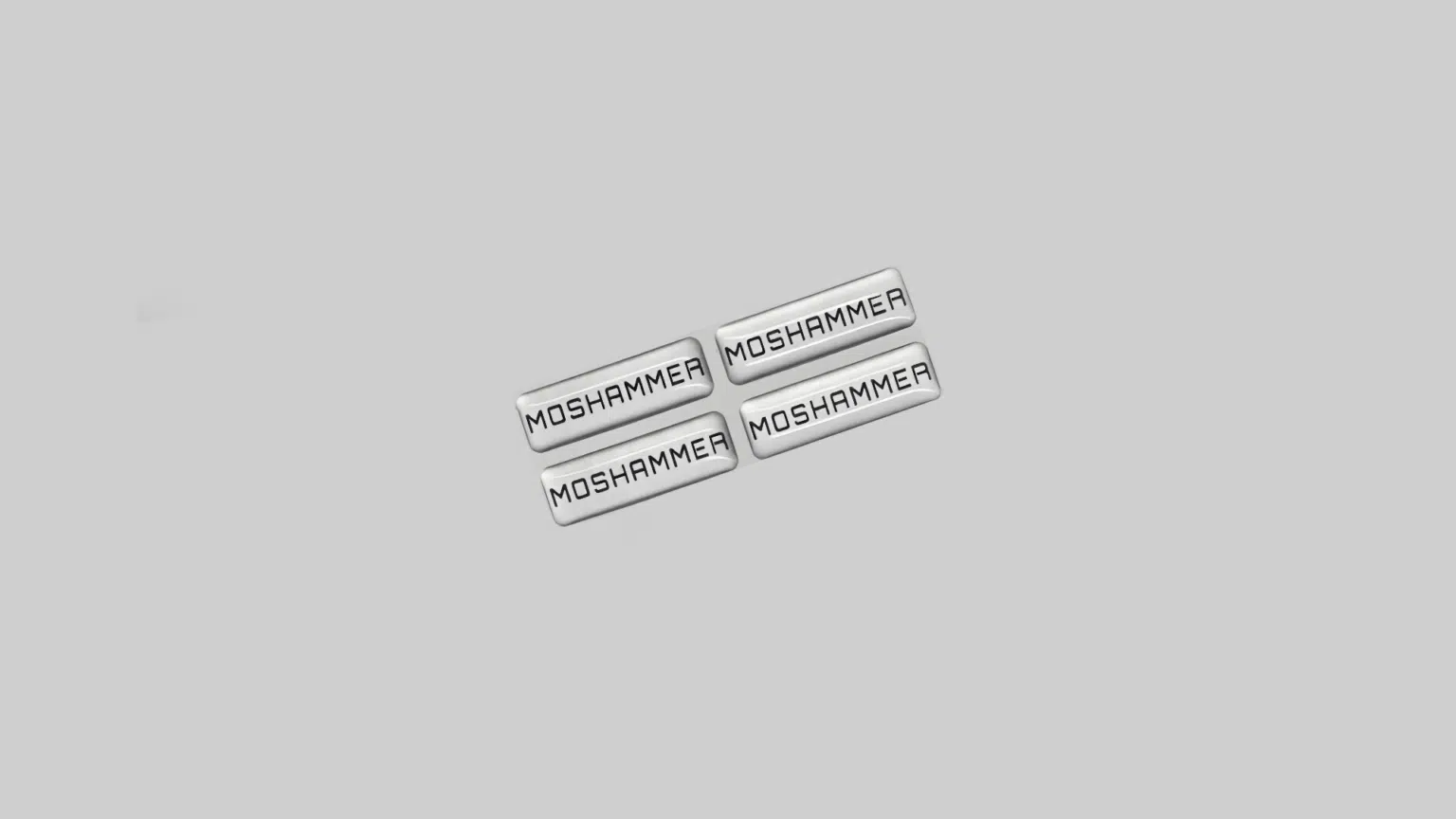 MOSHAMMER.Sticker.P.999.00.0906.silver